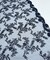 Sequin Embroidered Lace Fabric by the Yard, 54" Wide Floral Mesh Lace with Double Scalloped Edges